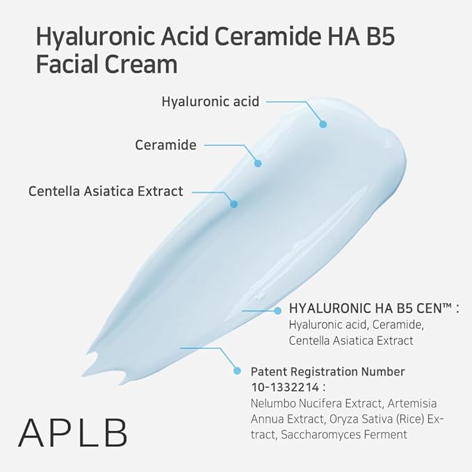 APLB - HYALURONIC ACID CERAMIDE HA B5 FACIAL CREAM