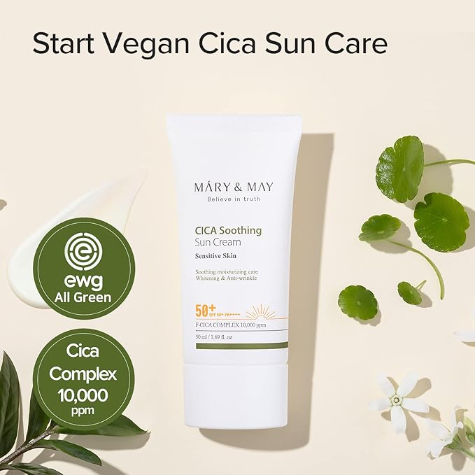 MARY&MAY - CICA SOOTHING SUN CREAM SPF50