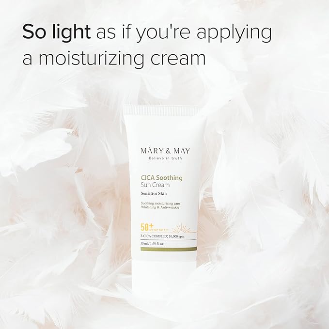 MARY&MAY - CICA SOOTHING SUN CREAM SPF50