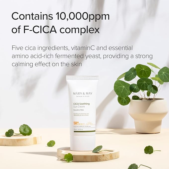 MARY&MAY - CICA SOOTHING SUN CREAM SPF50