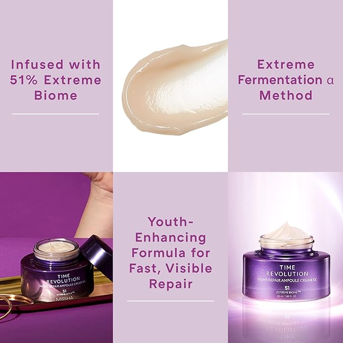 MISSHA - TIME REVOLUTION NIGHT REPAIR AMPOULE CREAM 5X