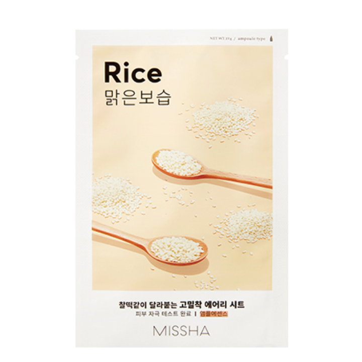 MISSHA - AIRY FIT SHEET MASK - Rice