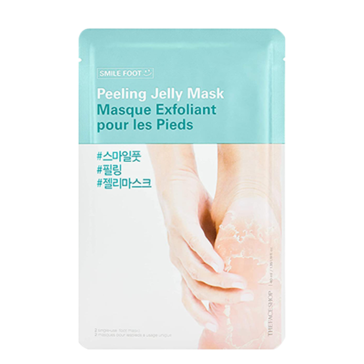 SMILE FOOT PEELING JELLY MASK (40ML+POUCH+FOOT SHEET)