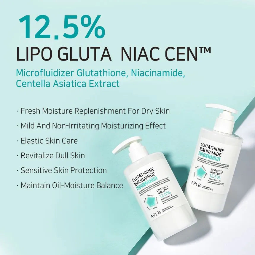 GLUTATHIONE NIACINAMIDE BODY LOTION