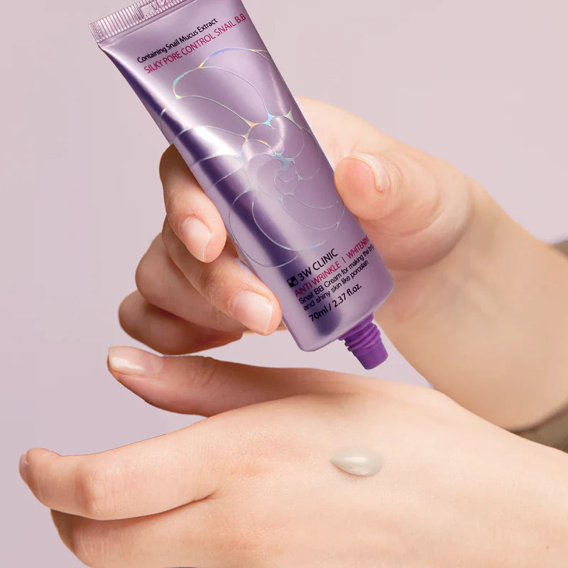 3W CLINIC - SILKY PORE CONTROL SNAIL BB CREAM