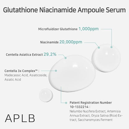 APLB - GLUTATHIONE NIACINAMIDE AMPOULE SERUM