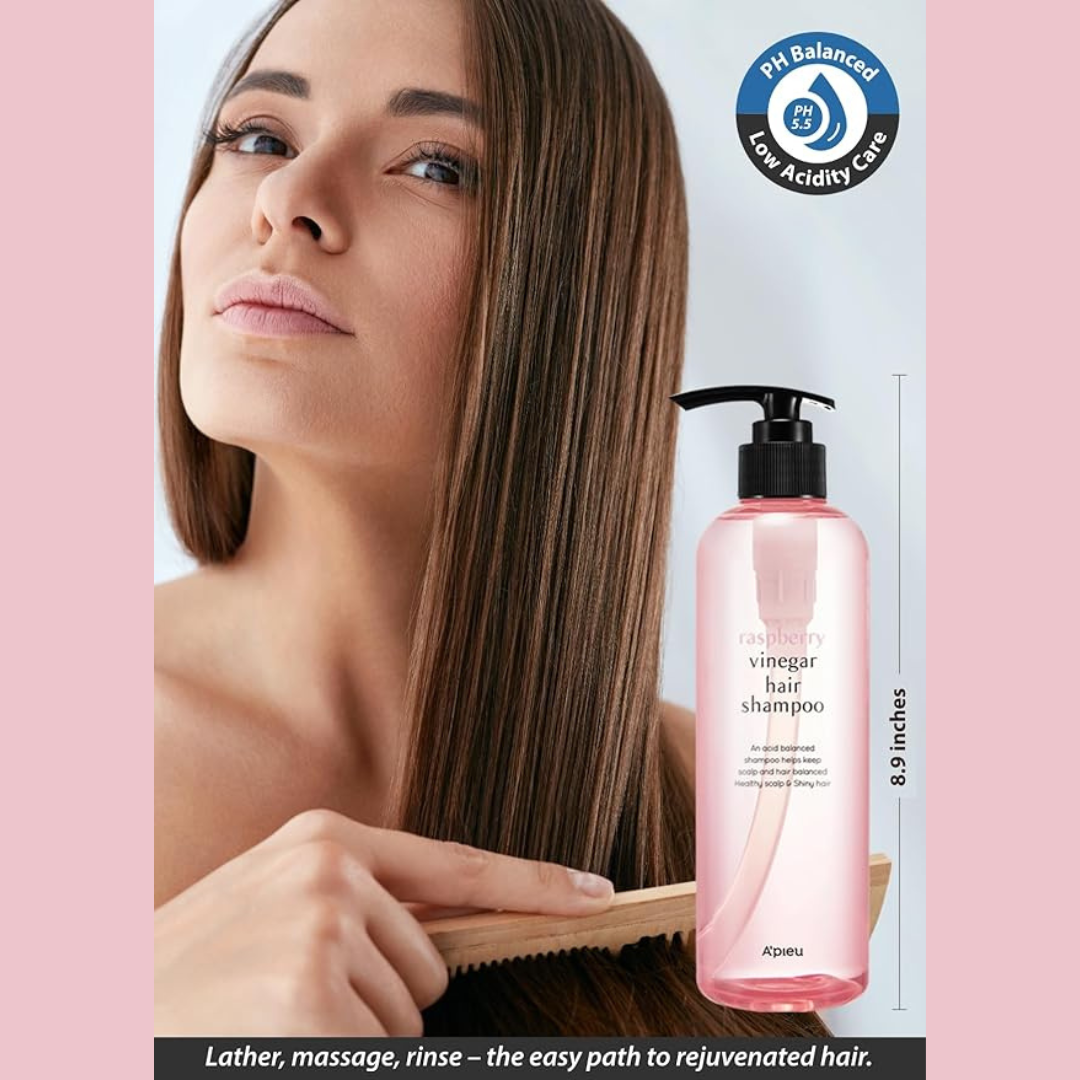 A'pieu - RASPBERRY VINEGAR HAIR SHAMPOO