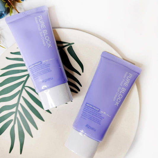 A'pieu - PURE BLOCK NATURAL WATERPROOF SUN CREAM SPF50+ PA+++