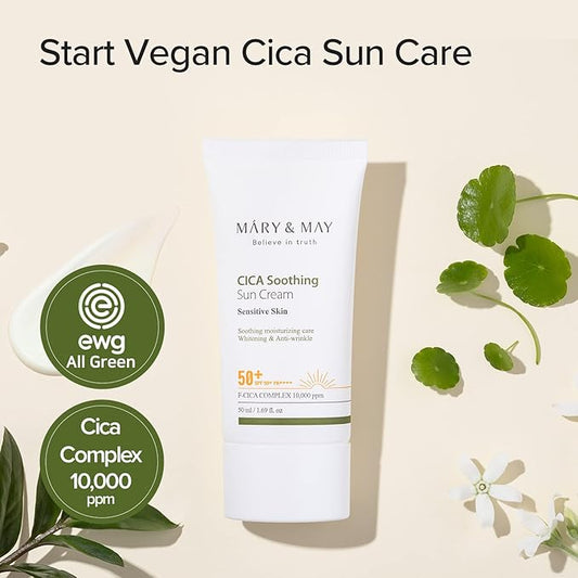 MARY&MAY - CICA SOOTHING SUN CREAM SPF50