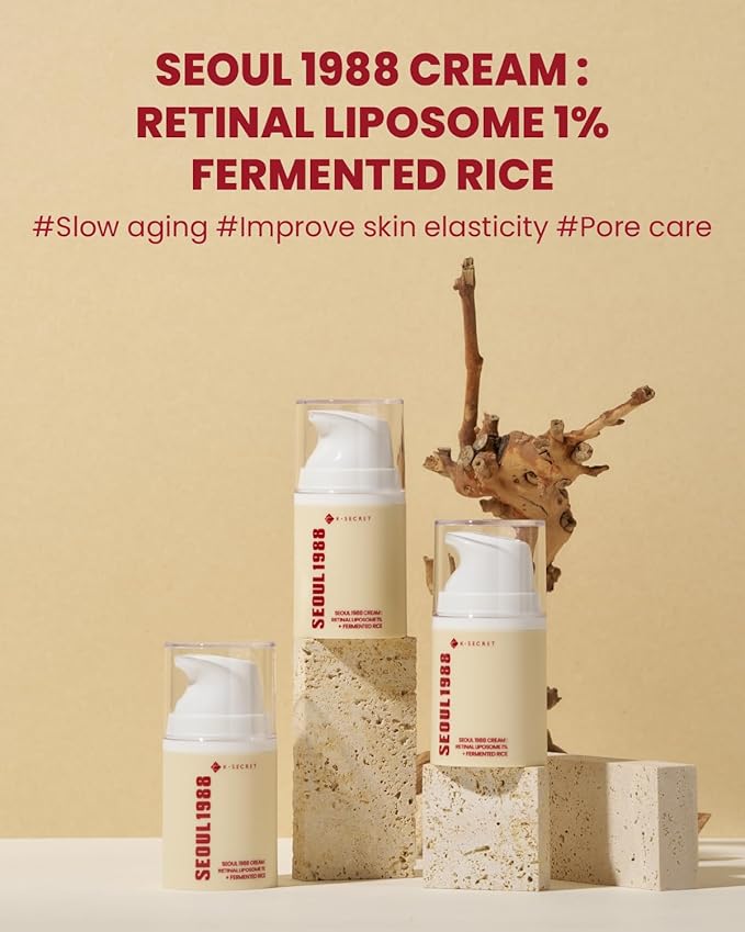 KSECRET SEOUL 1988 CREAM : RETINAL LIPOSOME 1% + FERMENTED RICE