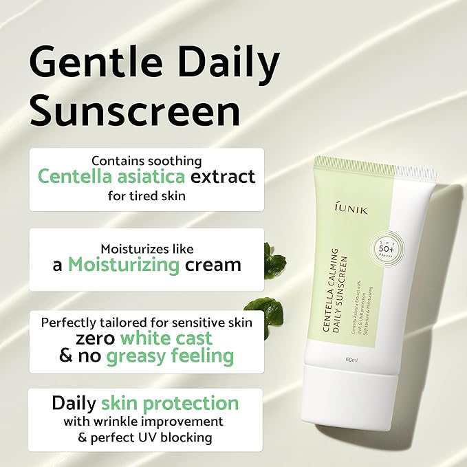 IUNIK - CENTELLA CALMING DAILY SUNSCREEN 60ML SPF 50