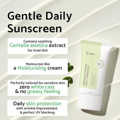 IUNIK - CENTELLA CALMING DAILY SUNSCREEN 60ML SPF 50