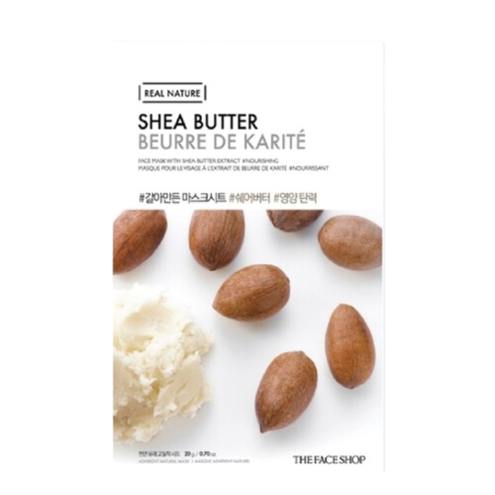 REAL NATURE FACE MASK WITH SHEA BUTTER EXTRACT