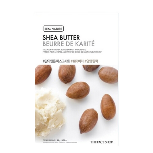 REAL NATURE FACE MASK WITH SHEA BUTTER EXTRACT