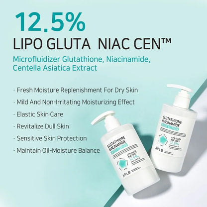 GLUTATHIONE NIACINAMIDE BODY LOTION