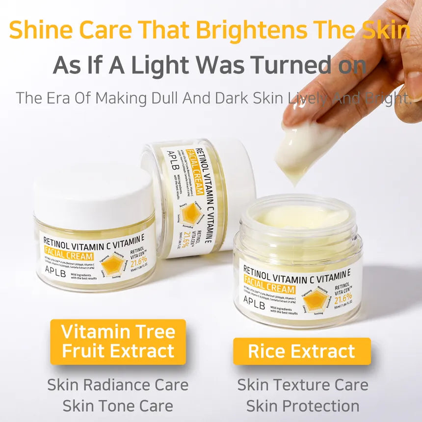 RETINOL VITAMIN C VITAMIN E FACIAL CREAM