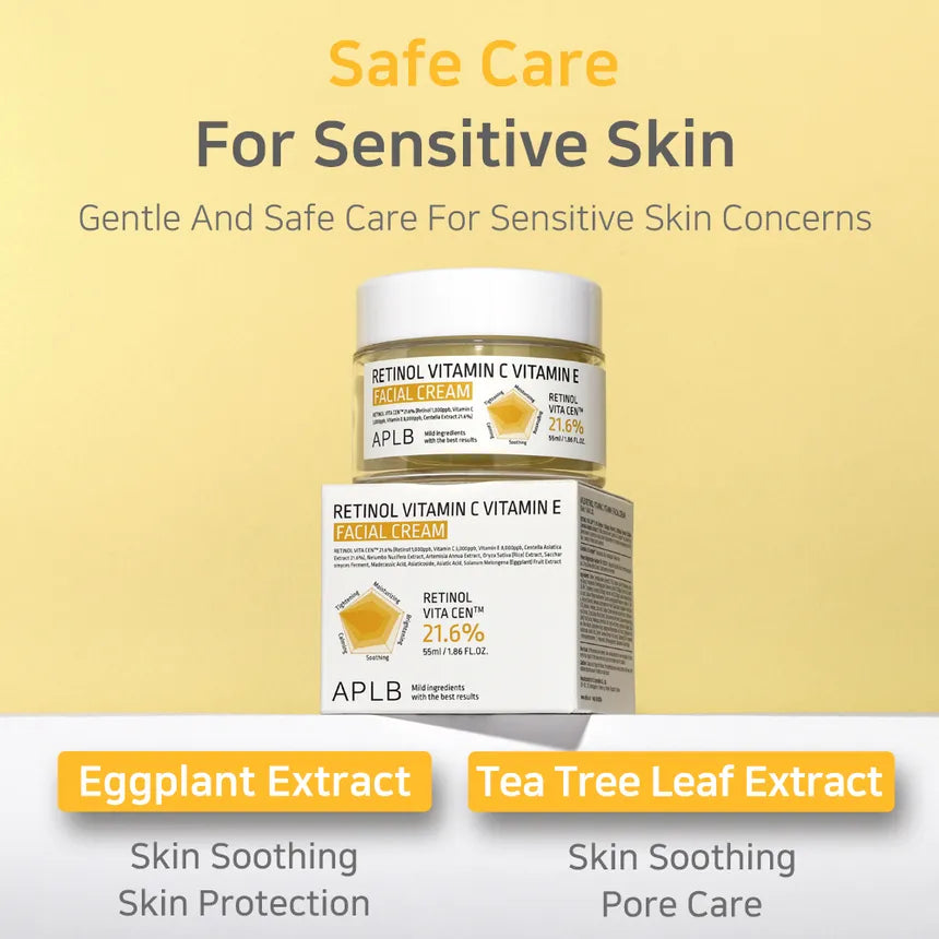 RETINOL VITAMIN C VITAMIN E FACIAL CREAM