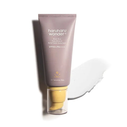HARUHARU WONDER - BLACK RICE PURE MINERAL RELIEF DAILY SUNSCREEN SPF50